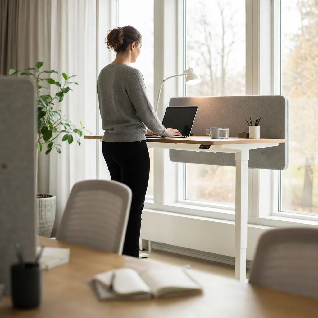 Kontorsmöbler och ergonomiska skrivbord för företaget